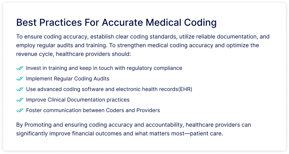 Best Practices For Accurate Medical Coding