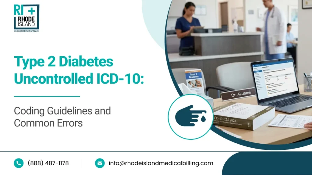 ICD-10 Code for Uncontrolled Type 2 Diabetes: E11.65